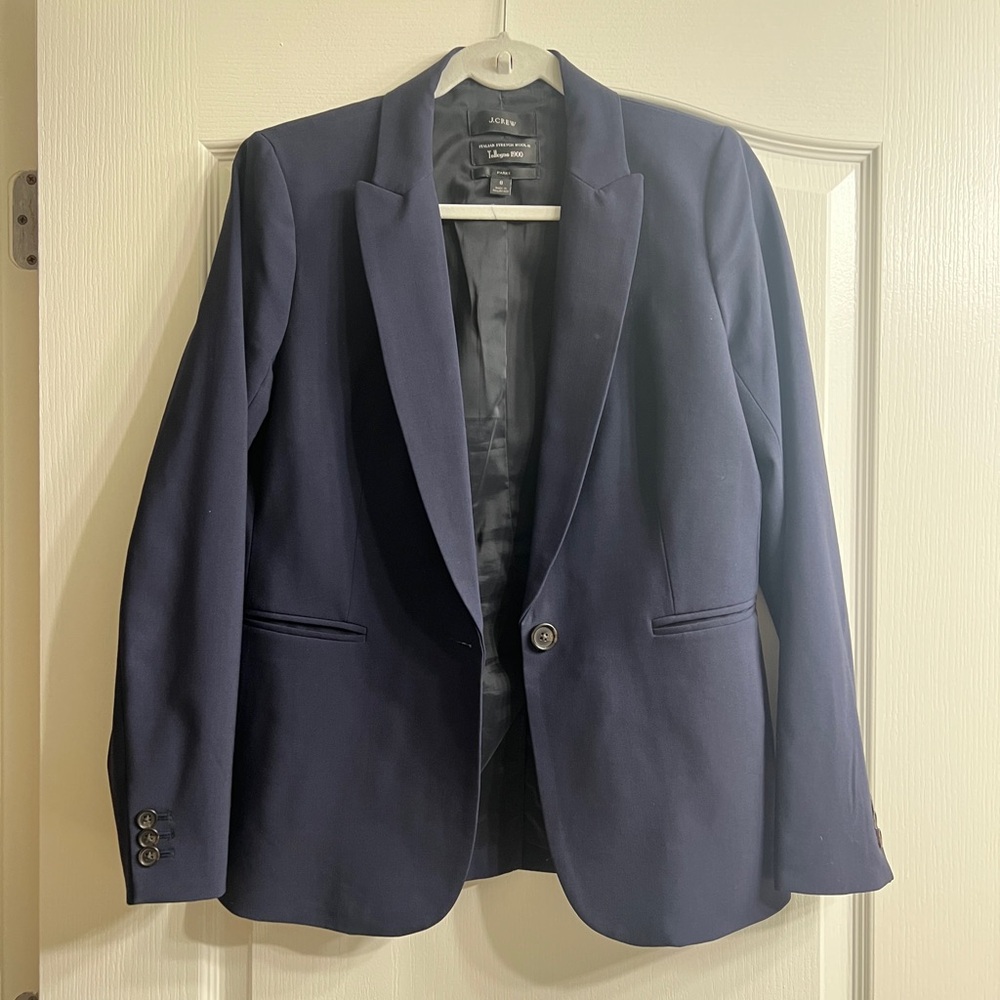 Navy Blazer by J. Crew